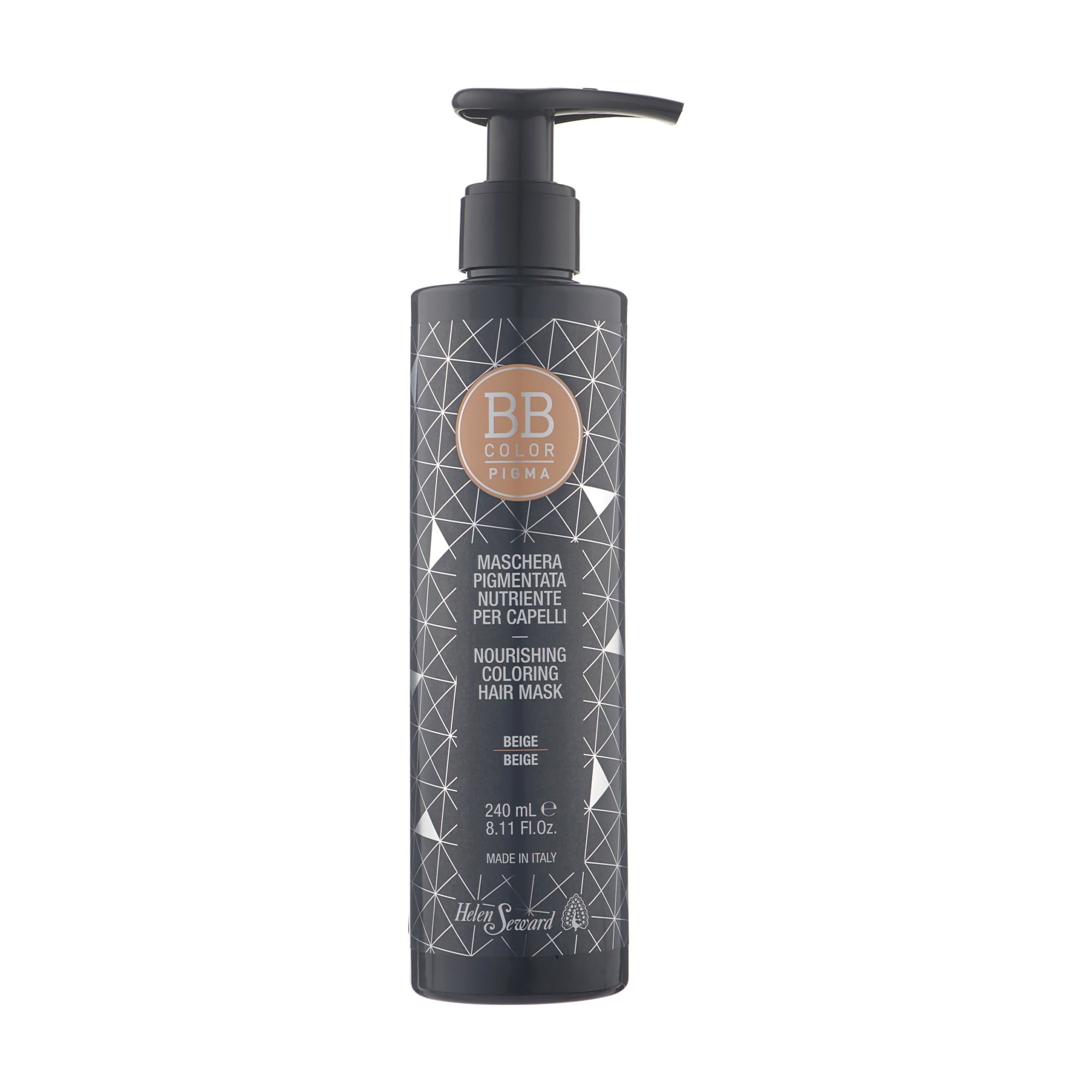 Живильна маска для волосся Helen Seward BB Color Pigma Nourishing Coloring Hair Mask для надання блиску, Beige, 240 мл